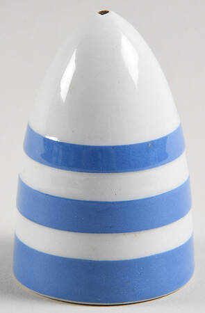 Cornish Blue White (Shield and TG Green) Individual Salt Shaker