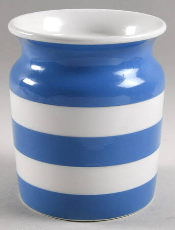 Cornish Blue White (Shield and TG Green) 6" Storage Jar No Lid