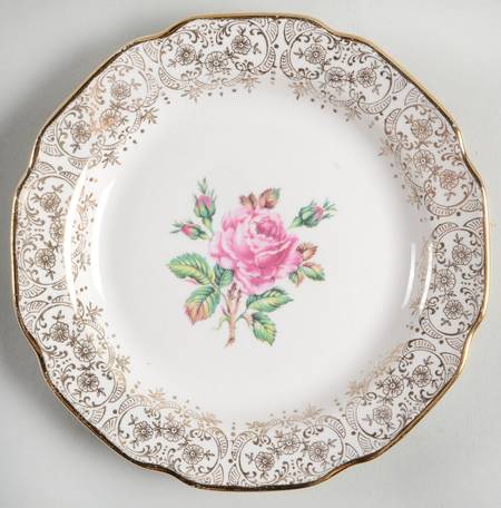 Briar Rose Bread & Butter Plate