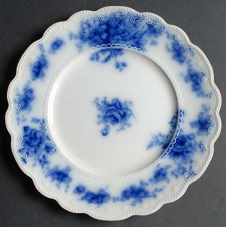 Albany (Flow Blue) Luncheon Plate