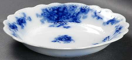 Albany (Flow Blue) Coupe Soup Bowl