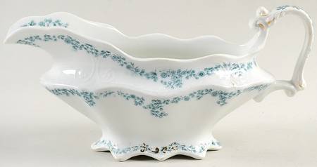 Aldine (Flow Blue) Gravy Boat