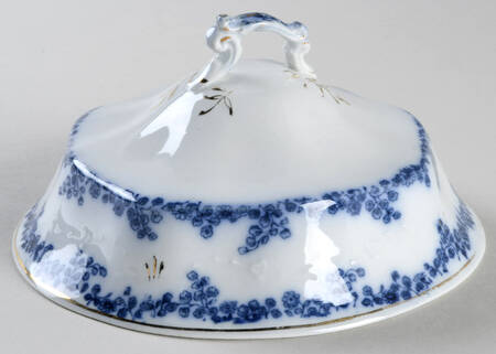 Aldine (Flow Blue) Lid for Round Butter