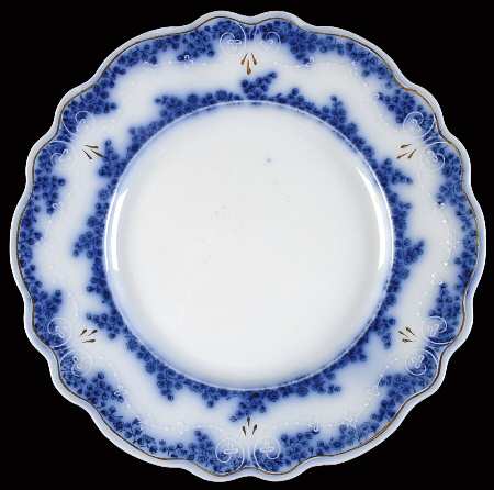 Aldine (Flow Blue) Luncheon Plate