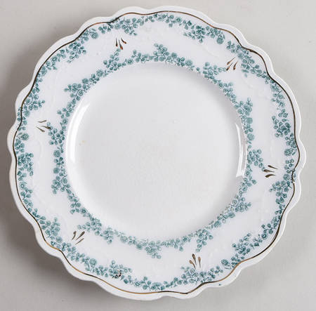 Aldine Green Bread & Butter Plate