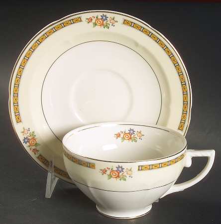 Alton Oversized Cup & Saucer Set by Grindley