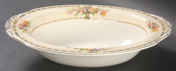 Angela 9" Oval Vegetable Bowl