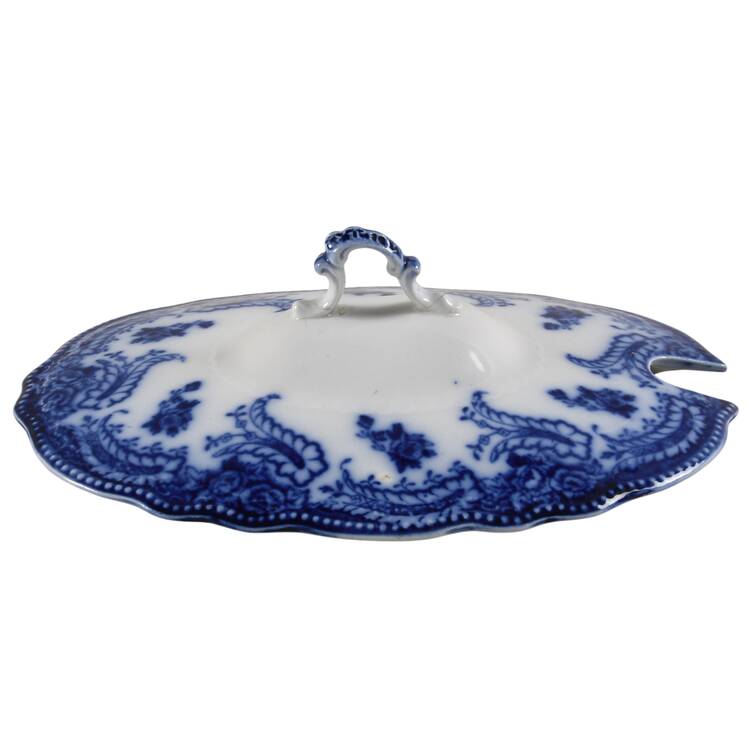 Ashburton (Flow Blue) Lid for Sauce Boat
