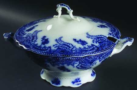 Ashburton (Flow Blue) Tureen &  Lid