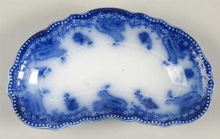 Ashburton (Flow Blue) Bone Dish