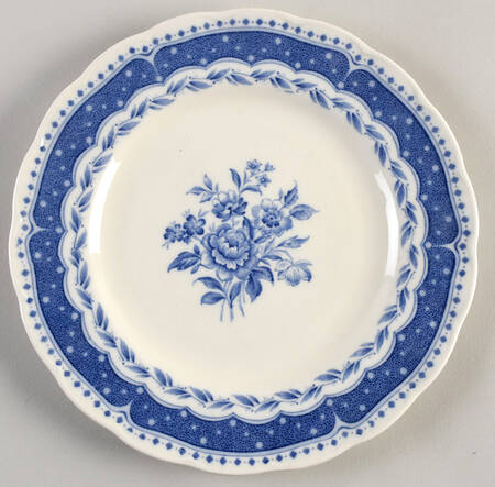 Avon Blue (Earthenware) Luncheon Plate by Grindley