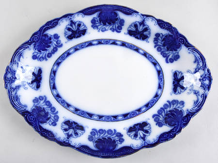 Baltic (Flow Blue) 14" Oval Serving Platter