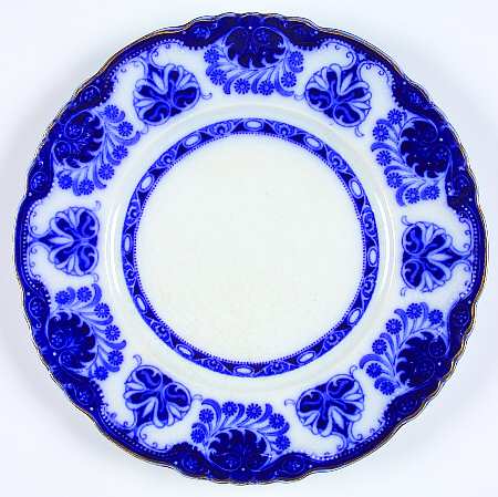 Baltic (Flow Blue) Luncheon Plate