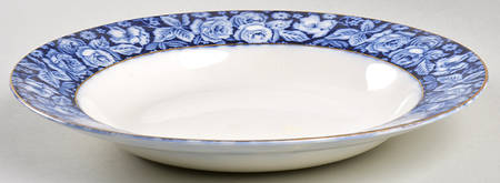 Beauty Roses Large Rim Soup Bowl