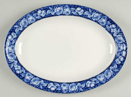 Beauty Roses 12" Oval Serving Platter