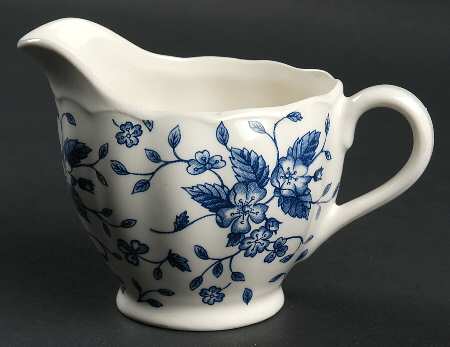 Bouquet Blue Creamer