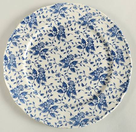 Bouquet Blue 12" Chop Plate (Round Platter)