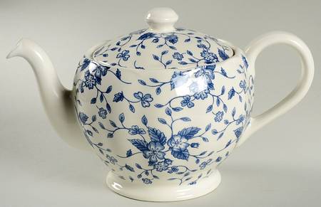 Bouquet Blue Teapot & Lid