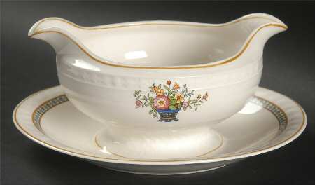 The Bristol Gravy Boat with Attached Underplate