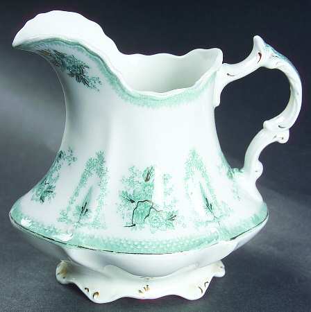 Brussels Green (Gold Trim) Creamer