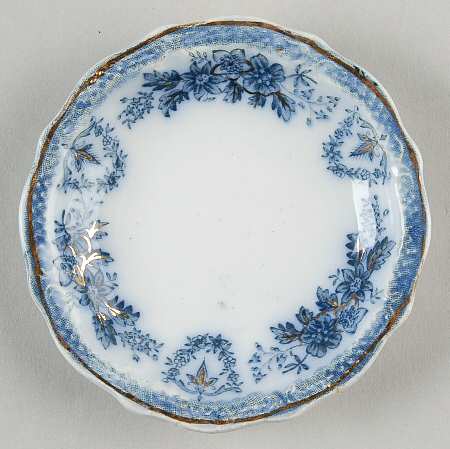 Brussels Blue (Gold Trim) Butter Pat