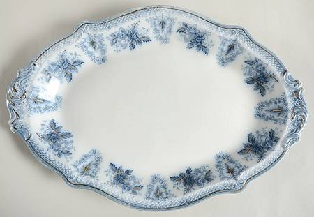 Brussels Blue (Gold Trim) by Grindley