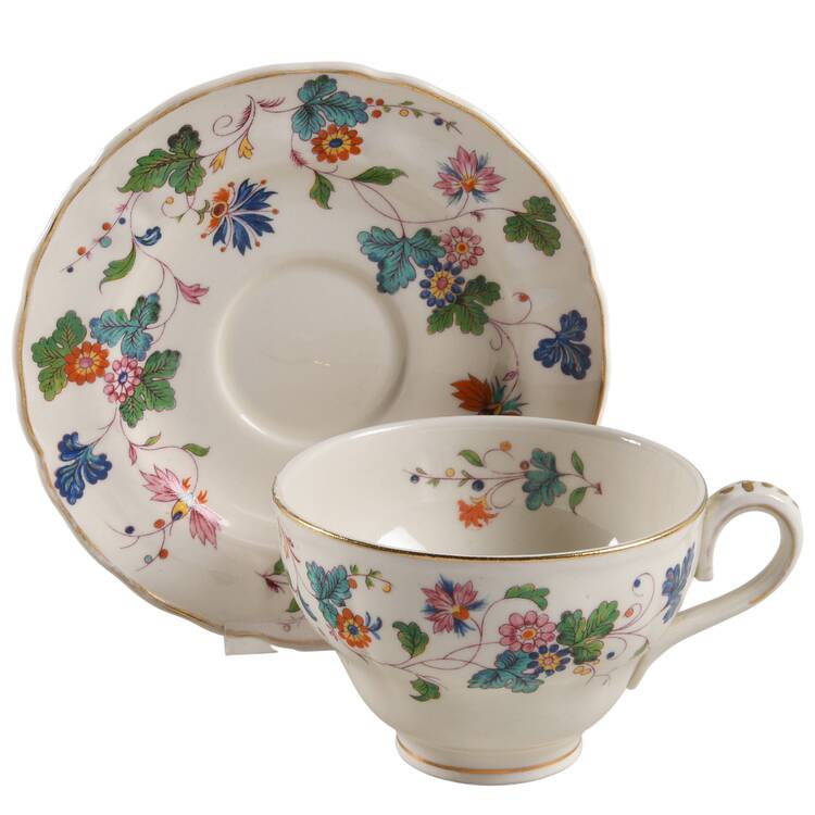 Cambria Footed Cup & Saucer Set by Grindley