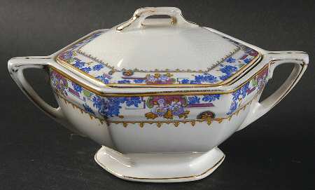 The Carlton Sugar Bowl & Lid