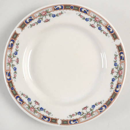 Carlton Multicolor Bread & Butter Plate