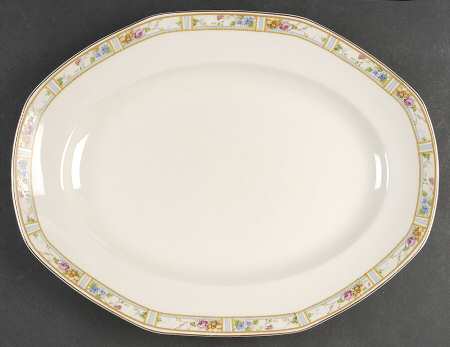 Carmona (Smooth Edge) 14" Oval Serving Platter