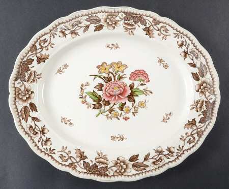 Cathay 14" Oval Serving Platter