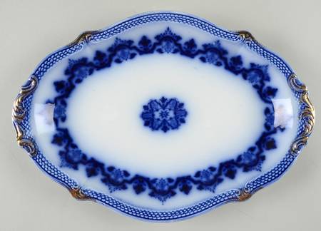 Celtic (Flow Blue) 13" Oval Serving Platter