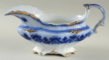 Celtic (Flow Blue) Gravy Boat