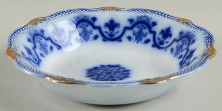 Celtic (Flow Blue) Fruit/Dessert (Sauce) Bowl by Grindley