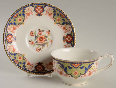 Chesterfield Flat Cup & Saucer Set