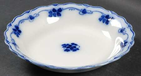 Clover (Flow Blue) Coupe Soup Bowl