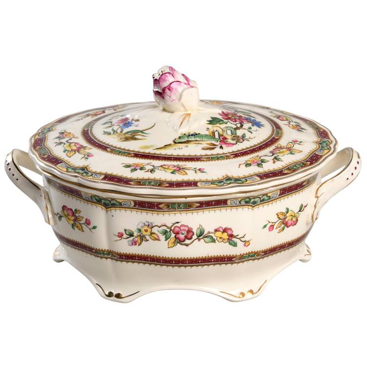 Connaught Oval Covered Vegetable by Grindley