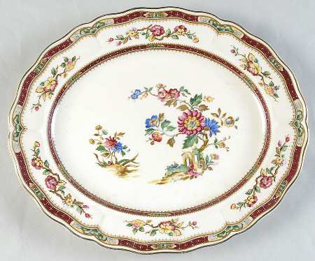 Connaught 12" Oval Serving Platter by Grindley