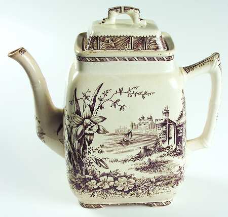 Daffodil Brown Coffee Pot & Lid