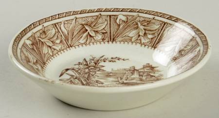 Daffodil Brown Fruit/Dessert (Sauce) Bowl