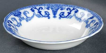 Denton (Flow Blue) Fruit/Dessert (Sauce) Bowl