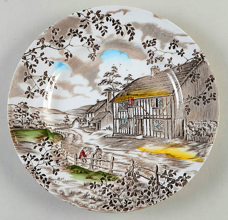Dickens Coaching Stages Dinner Plate
