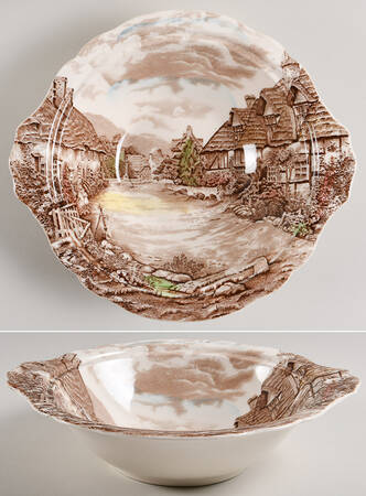 Dickens Coaching Stages Round Vegetable No Lid