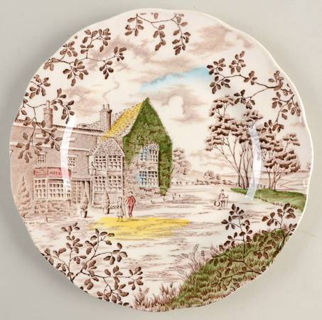 Dickens Coaching Stages Bread & Butter Plate