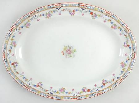Dresden 15" Oval Serving Platter by Grindley