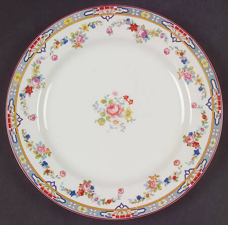 Dresden Luncheon Plate