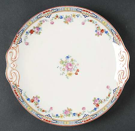Dresden Handled Cake Plate