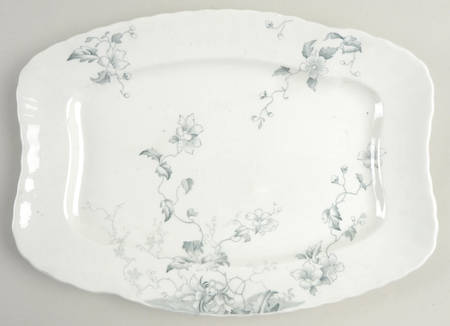 Duchess Blue Gray 11" Rectangular Serving Platter