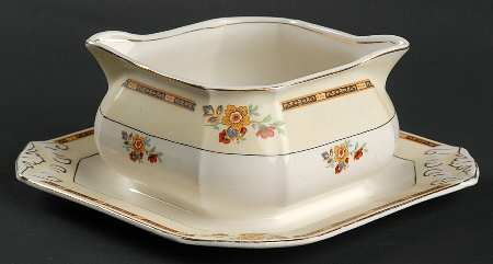 Ellesmere Gravy Boat with Attached Underplate