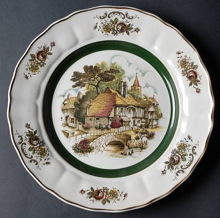 English Rural Scenes Wall Plate